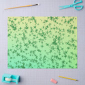 Papier Mousseline Étoiles Vertes (Artisanat)
