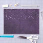 Papier Mousseline Étoiles violettes (Artisanat)