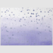 Papier Mousseline Étoiles violettes Ombre (Recto)