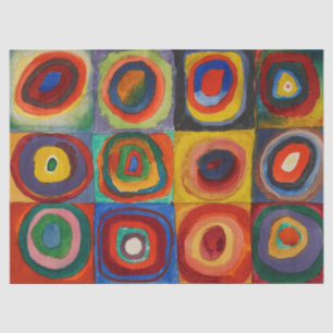 Papier Mousseline Étude de couleur par Wassily Kandinsky