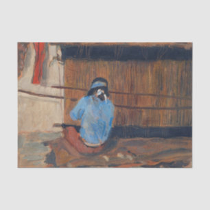 Papier Mousseline Étude de Hopi Weaver par Maynard Dixon
