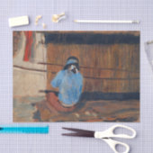 Papier Mousseline Étude de Hopi Weaver par Maynard Dixon (Artisanat)