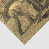 Papier Mousseline Étude pour Tree Planting Group, 1937 par Grant Woo (Détail)