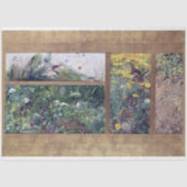 Papier Mousseline Études d'oiseaux, Bruno Liljefors (Recto)