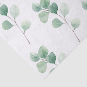 Papier Mousseline Eucalyptus Motif vert (Détail)