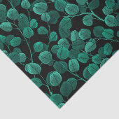 Papier Mousseline Eucalyptus noir (Détail)