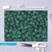 Papier Mousseline Eucalyptus noir (Artisanat)