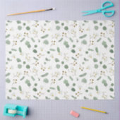 Papier Mousseline Eucalyptus Vert Argent Dollar Gum Blossoms (Artisanat)