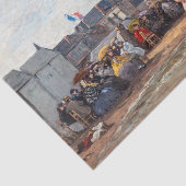 Papier Mousseline Eugene Boudin - Heure du bain à Trouville (Détail)