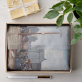 Papier Mousseline Eugene Boudin - Heure du bain à Trouville (Cadeau)