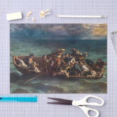 Papier Mousseline Eugene Delacroix - L'épave de Don Juan (Artisanat)