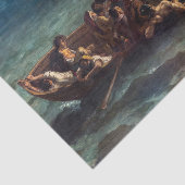 Papier Mousseline Eugene Delacroix - L'épave de Don Juan (Détail)