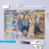 Papier Mousseline Eugene Grasset - Panneau Décoratif Harmonie (Artisanat)