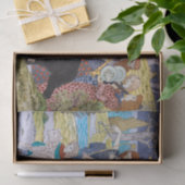 Papier Mousseline Eugene Grasset - Panneau Décoratif Harmonie (Cadeau)