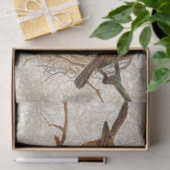 Papier Mousseline European Robin Birds Nest Paris Decoupage (Cadeau)