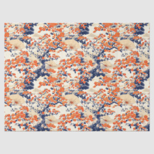 Papier Mousseline Éventail de fleurs de cerisier japonais (2)