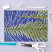 Papier Mousseline Evergreens Abstraits lunaires (Artisanat)