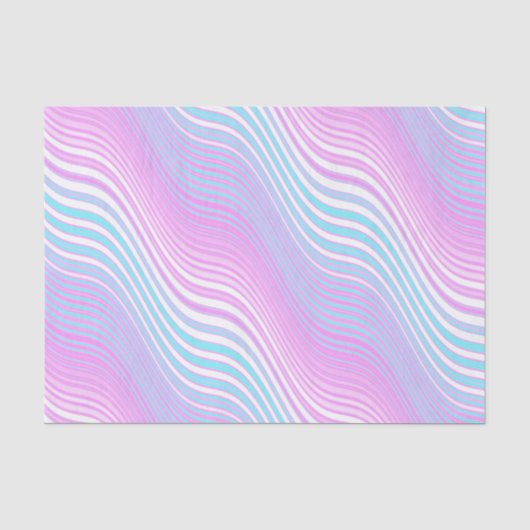 Papier Mousseline évolution stripewave : (Recto)