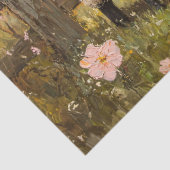 Papier Mousseline Ewe et agneau Printemps Mouton Art Découpage (Détail)