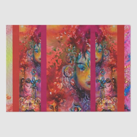 Papier Mousseline EXCALIBUR / Épée magique Légendes arthuriennes (Recto)