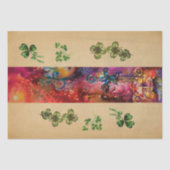 Papier Mousseline EXCALIBUR ET Saint Patrick SHAMROCK (Recto)