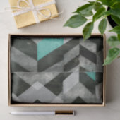 Papier Mousseline Exclusion Chevron II (Cadeau)