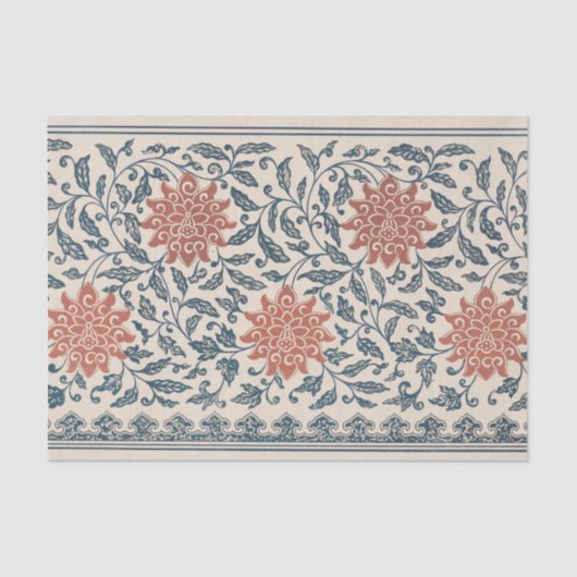 Papier Mousseline Exemples d'ornement chinois Pl. 41 par Owen Jones (Recto)