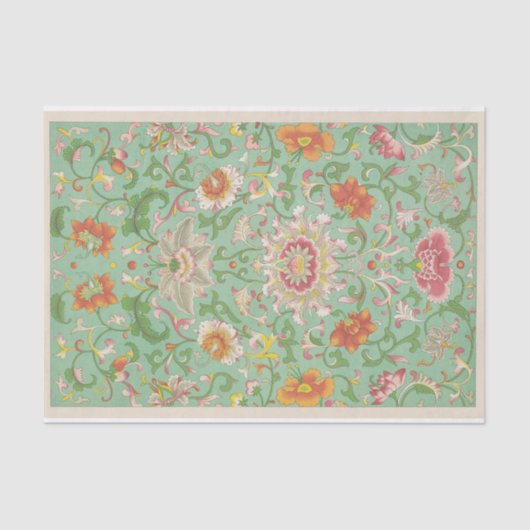 Papier Mousseline Exemples d'ornement chinois Pl. 67 par Owen Jones (Recto)