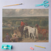 Papier Mousseline Exercice des chevaux royaux (art équin) (Artisanat)