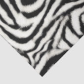 Papier Mousseline Exotic Safari Curvy Zebra Stripes (Détail)