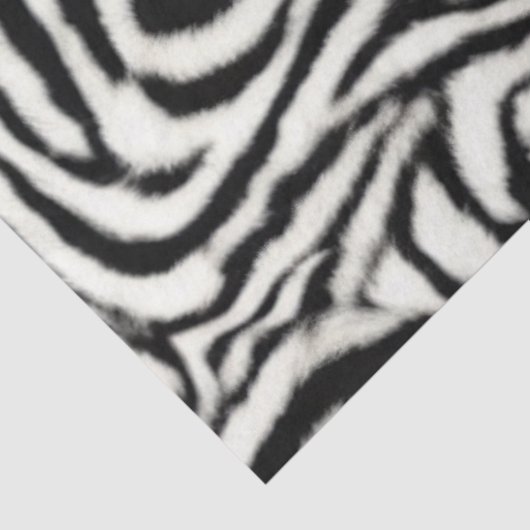 Papier Mousseline Exotic Safari Curvy Zebra Stripes (Détail)