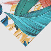 Papier Mousseline Exotic Tropical Leaves (Détail)