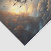 Papier Mousseline Expédier à travers la page de découpage de tempête (Détail)