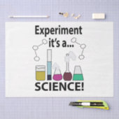 Papier Mousseline Expérience scientifique C'est une science (Artisanat)