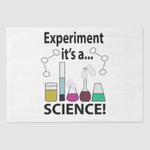 Papier Mousseline Expérience scientifique C'est une science