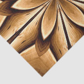 Papier Mousseline Explosion d'étoile en bois (Détail)