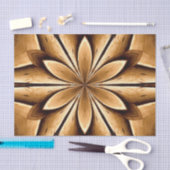 Papier Mousseline Explosion d'étoile en bois (Artisanat)