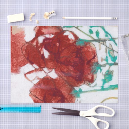Papier Mousseline Expression Fleur I (Artisanat)