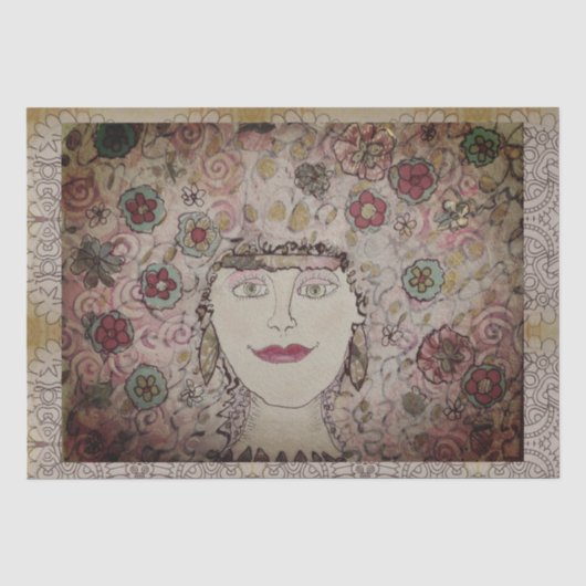 Papier Mousseline Fabuleux chapeau (Recto)