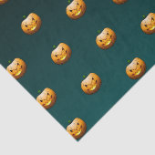 Papier Mousseline Face Citrouille Halloween (Détail)