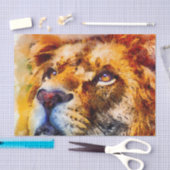 Papier Mousseline Face de lion de platine (Artisanat)
