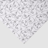 Papier Mousseline Faces de trait (Détail)