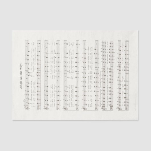 Papier Mousseline Faded Jingle Tout le chemin Découpage Artisanat pa (Recto)