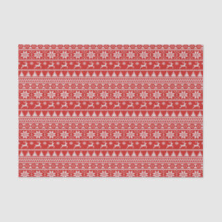 Papier Mousseline Fair Isle Christmas