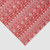 Papier Mousseline Fair Isle Christmas (Détail)