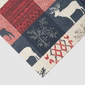 Papier Mousseline Fair Isle Patchwork | Reindeer (Détail)
