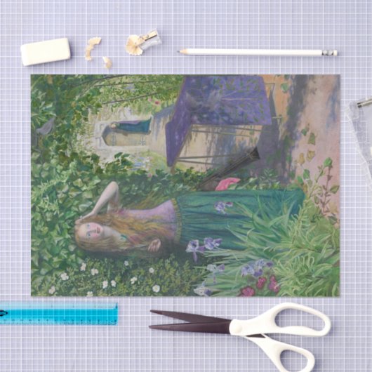 Papier Mousseline Fair Rosamund par Arthur Hughes (Artisanat)