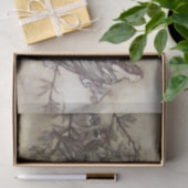 Papier Mousseline "Fairies Tiff with the Birds" par Arthur Rackham (Cadeau)