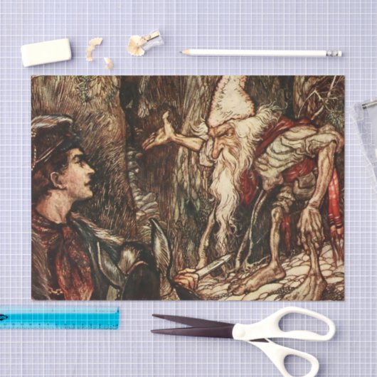 Papier Mousseline Fairy Art by Arthur Rackham (Artisanat)