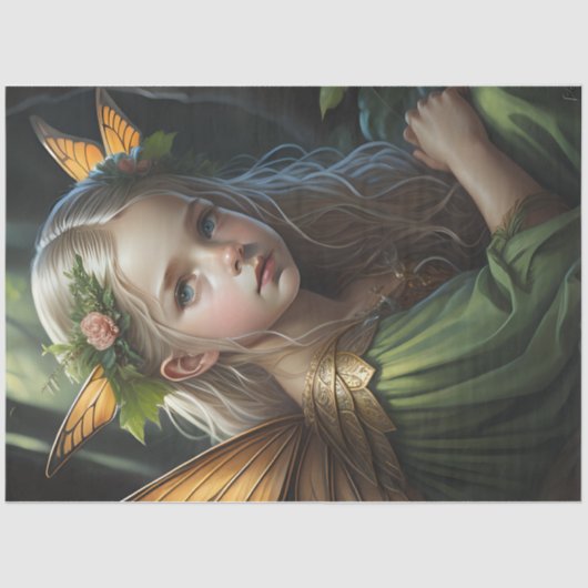 Papier Mousseline Fairy Princess - Decoupage - Whimsical (Recto)